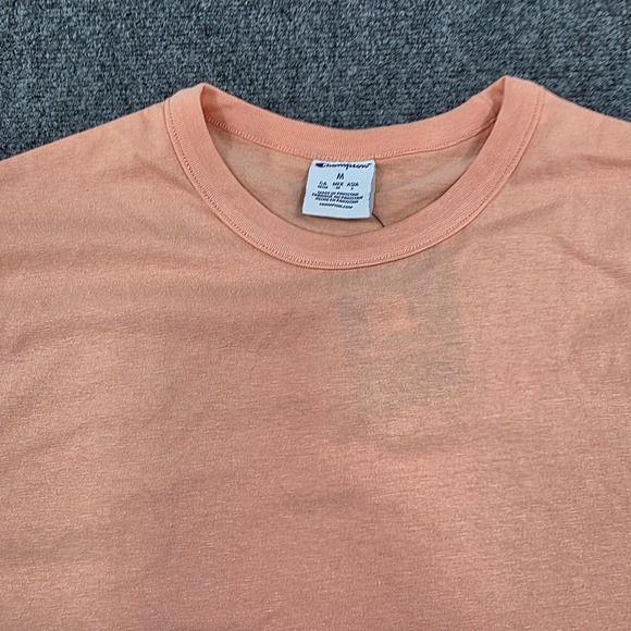 Champion Peach Grapefruit Vintage Wash Cloud SS Tee T-Shirt Mens Medium NWT - Picture 1 of 7